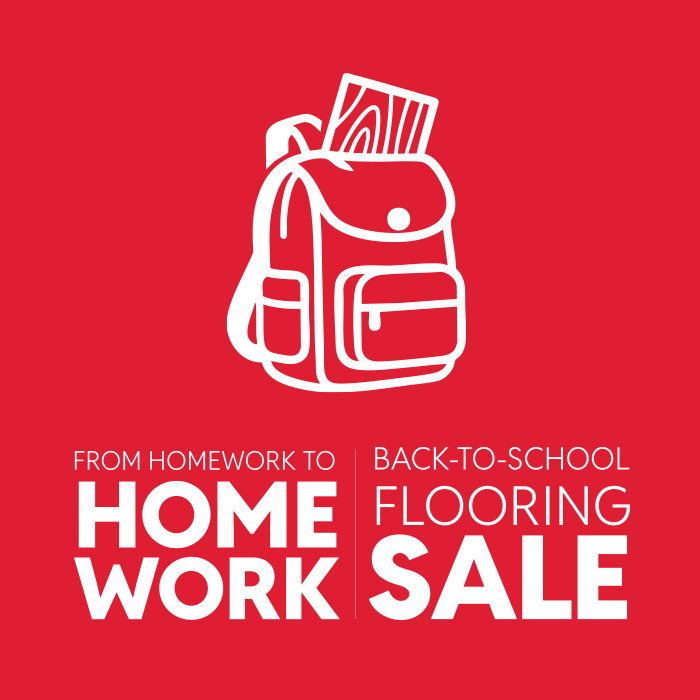 Back to school flooring sale