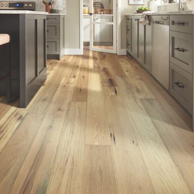 hardwood floors in a Fresno kitchen remodel